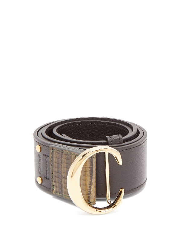 chloe c buckle belt