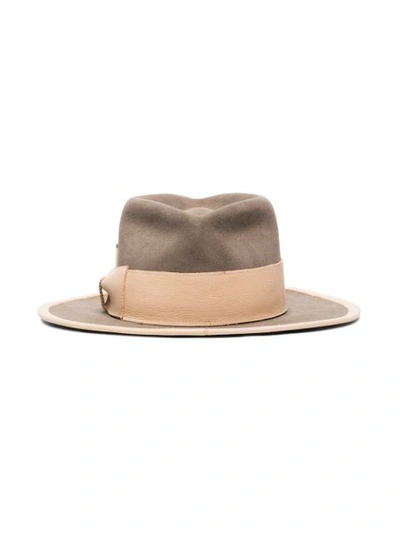 Shop Nick Fouquet Ribbon Trim Hat In 58 Multi