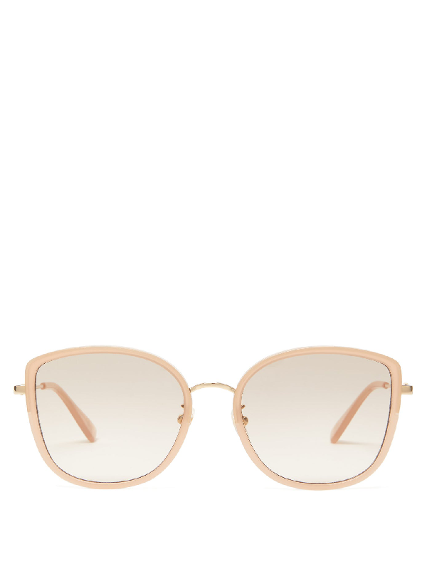 gucci oversize cat eye acetate sunglasses