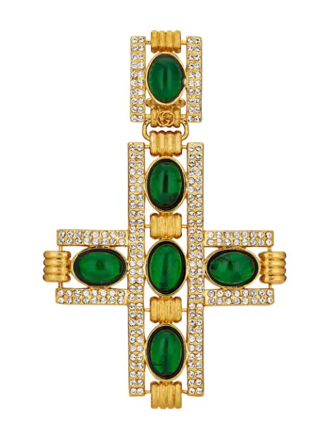 gucci cross earrings