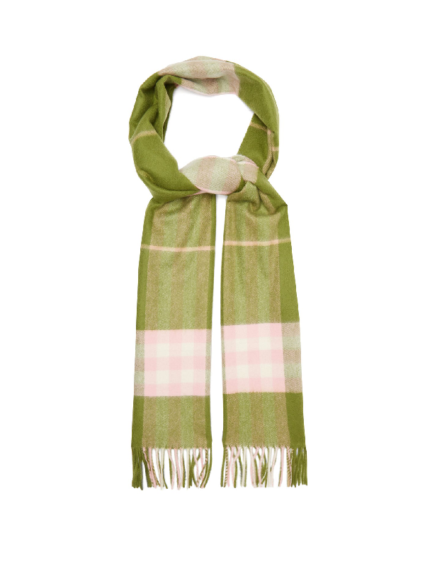 burberry green scarf