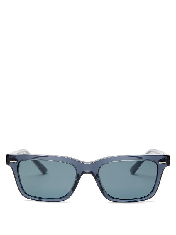 oliver peoples blue sunglasses