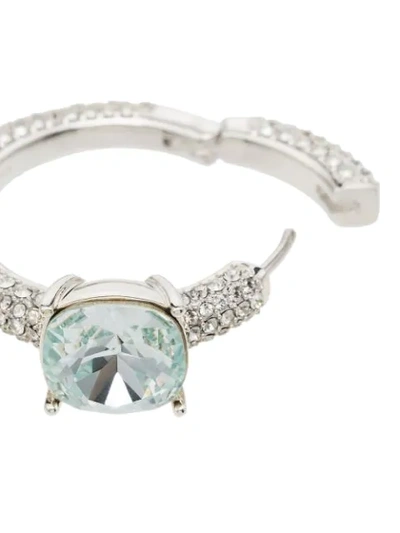 Shop Ambush Faux-pearl Embellished Earrings In Silver
