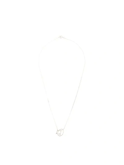 Shop Natalie Marie Lani Necklace In Silver