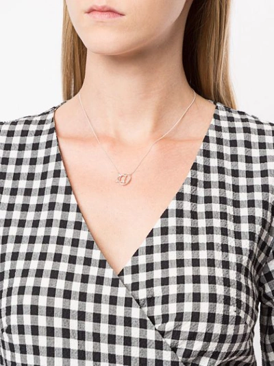 Shop Natalie Marie Lani Necklace In Silver