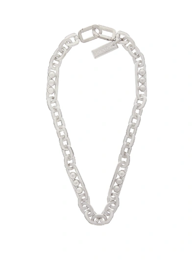 Prada Chunky Chain Link Necklace In Silver | ModeSens