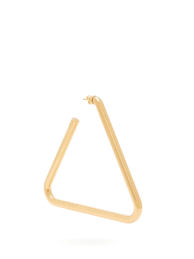 Triangle Hoop Single Earring In Gold