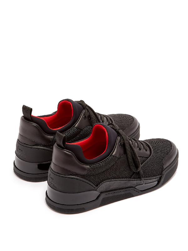 louboutin aurelien black suede