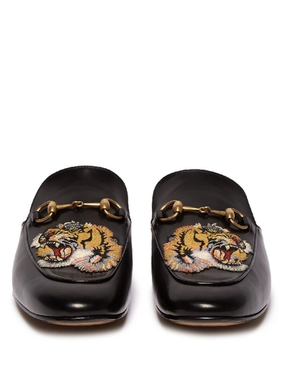 gucci fur loafers tiger