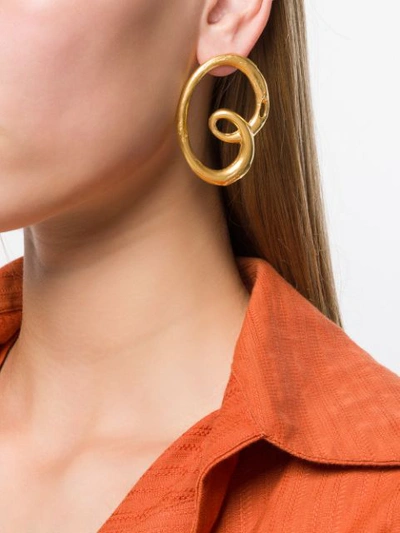 Shop Alighieri The Dreamer's Reality Earrings In Gold