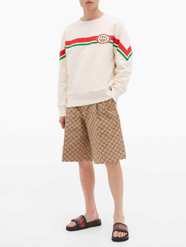 men's rubber slide sandal with web