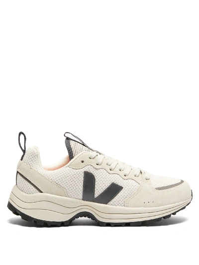 Veja Suede-panelled Low Top Trainers In Off White | ModeSens