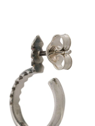 Shop Emanuele Bicocchi Wing Single Earring In Silver
