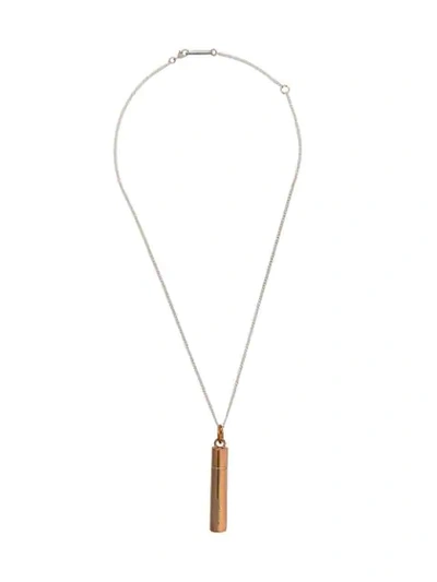 Shop Ambush Bullet Pendant Necklace - Brown