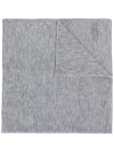 Shop Joseph Large Cashmere Scarf In Grey