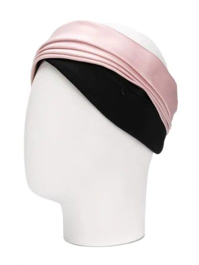 Shop Maison Michel Linda Silk Headband In Black