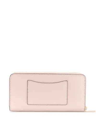 Shop Michael Michael Kors Continental Zipped Wallet In Pink