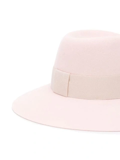 Shop Maison Michel Wide Brimmed Hat In Pink