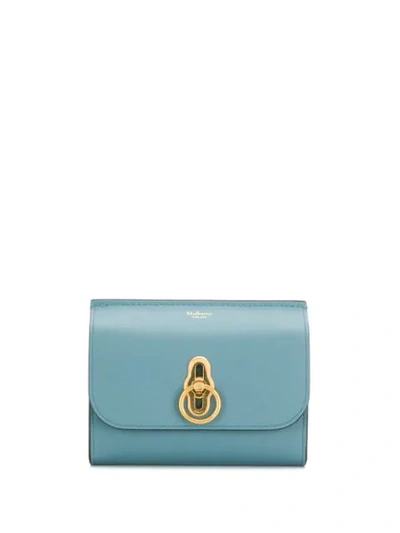 Shop Mulberry Amberley Wallet In U758 Poseidon Blue