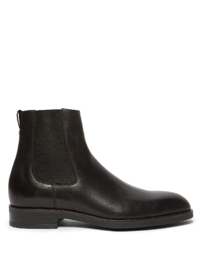 Paul Smith Canon Leather Chelsea Boots In Black | ModeSens