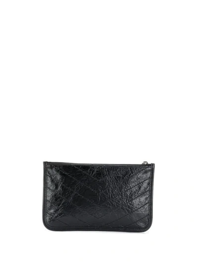 Shop Saint Laurent Niki Bill Pouch In Black