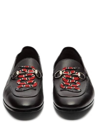 Leather loafer with on sale kingsnake