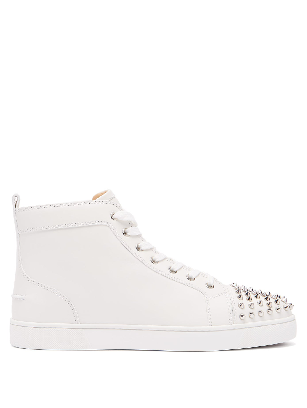 louboutin white high tops