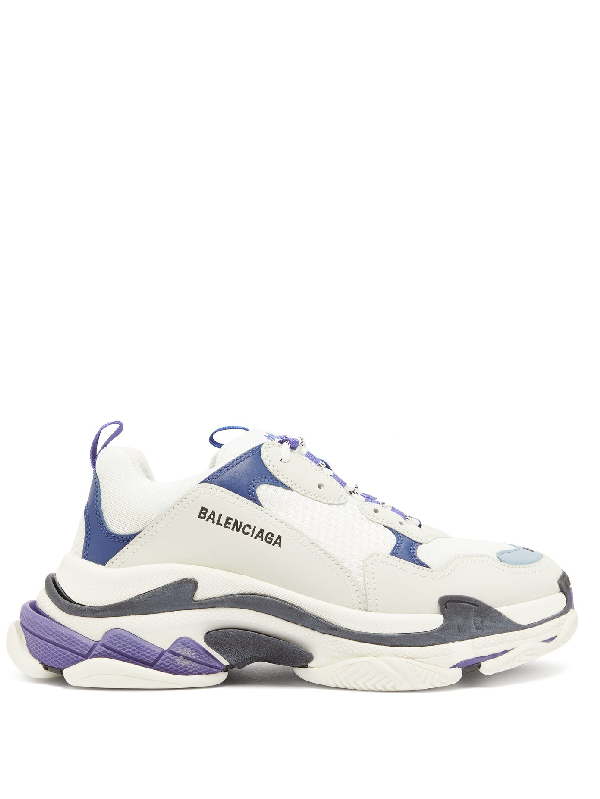 balenciaga white navy