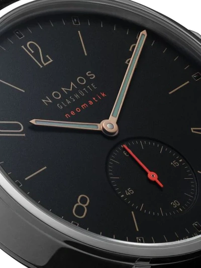 Shop Nomos Ahoi Neomatik Atlantic 36.3mm In Atlantic Blue