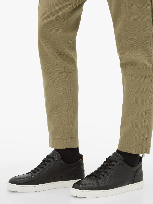 rantulow flat calf graine black