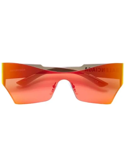 Shop Balenciaga Mono Cat Eye-frame Sunglasses In Multicolor