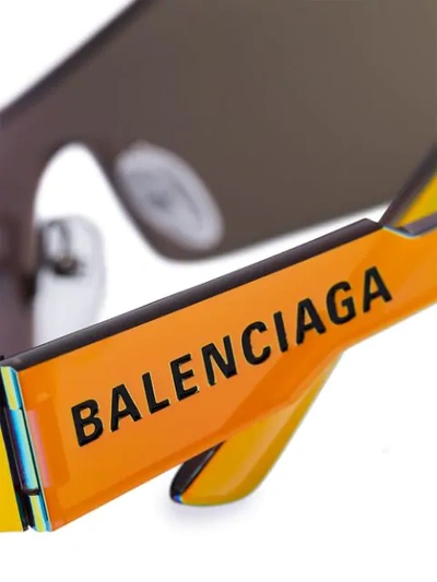 Shop Balenciaga Mono Cat Eye-frame Sunglasses In Multicolor
