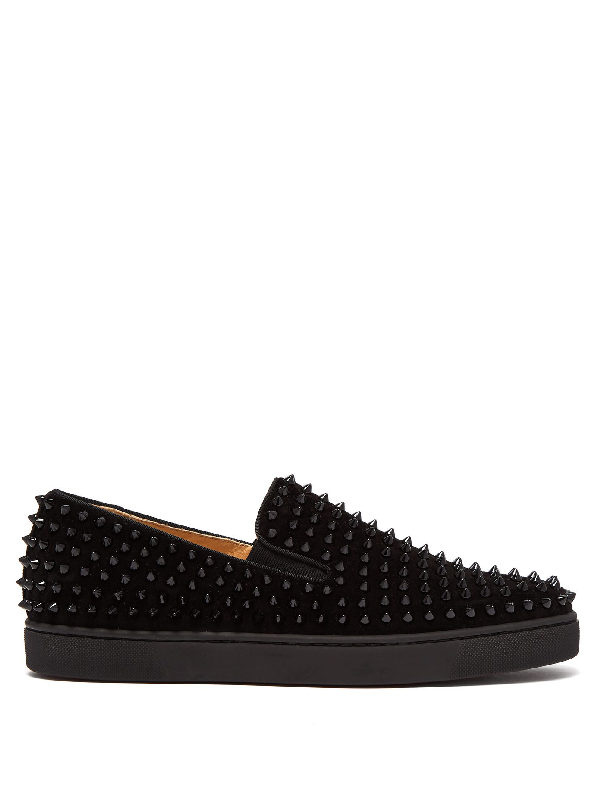 louboutin roller boat spikes