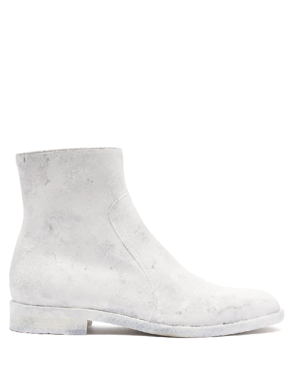 maison margiela white boots