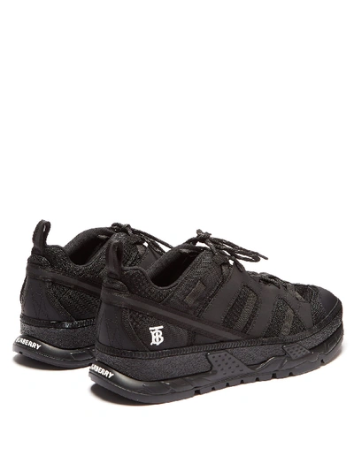 Burberry Rs5 Low-top Mesh And Nubuck Trainers In Black | ModeSens