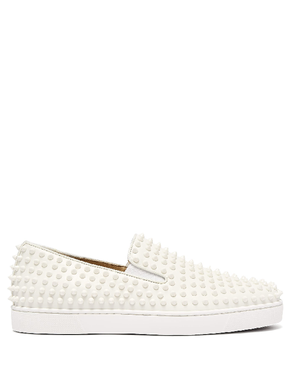 white louboutin trainers