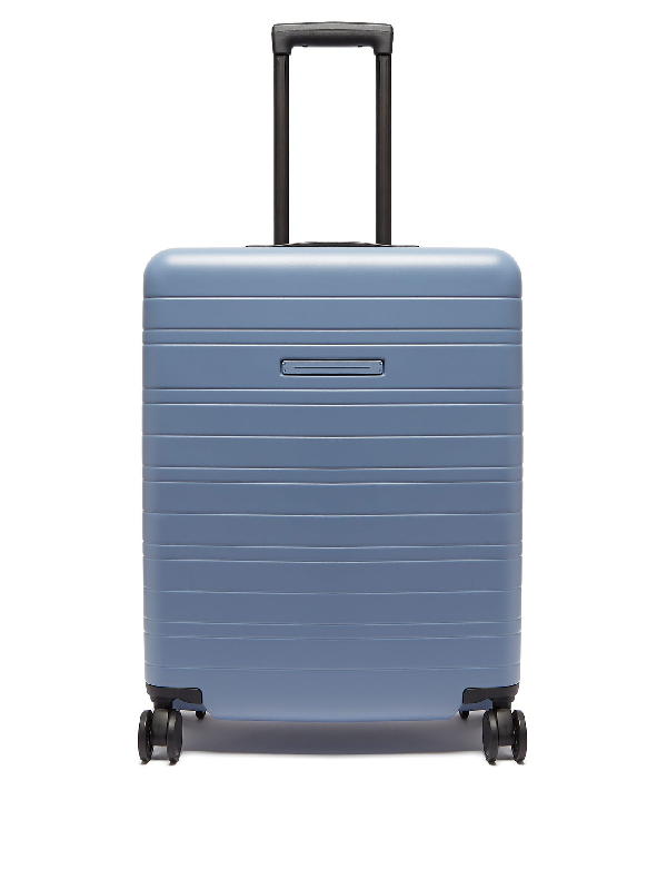 blue medium suitcase