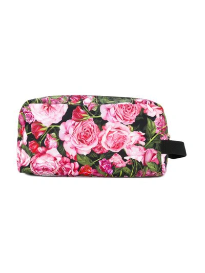 Shop Dolce & Gabbana Floral Printed Make-up Bag - Hn412