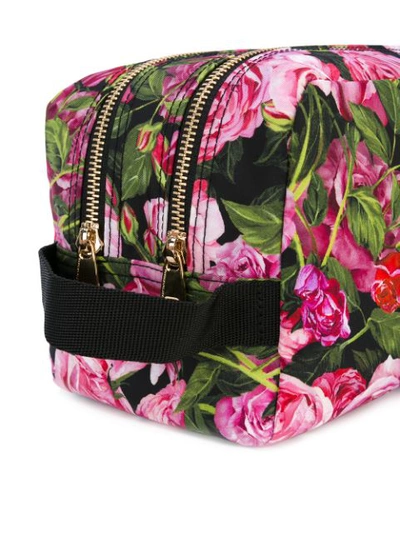 Shop Dolce & Gabbana Floral Printed Make-up Bag - Hn412