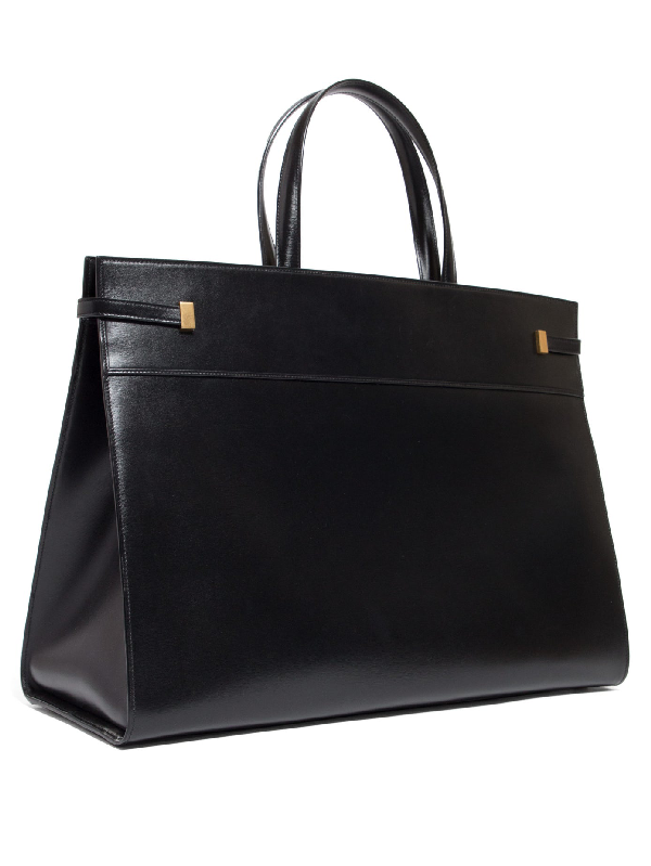 black leather tote bag sale