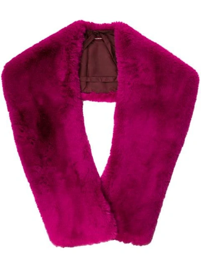 Shop Sies Marjan Jordi Faux Fur Shrug In Purple