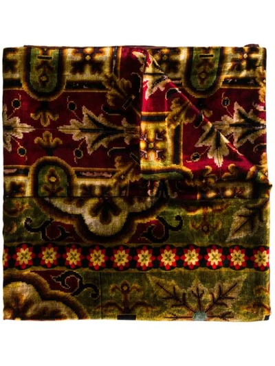 PIERRE-LOUIS MASCIA KANADAS TEXTILE SCARF - 红色