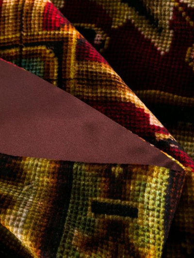 Shop Pierre-louis Mascia Kanadas Textile Scarf In Red