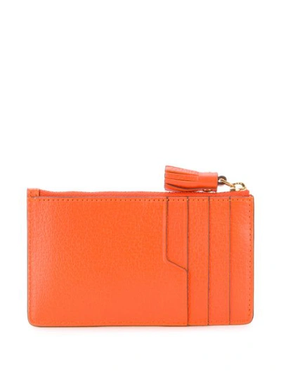 Shop Anya Hindmarch Haha Cardholder In Orange
