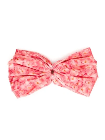 Shop Adriana Degreas Printed Headband In Pink