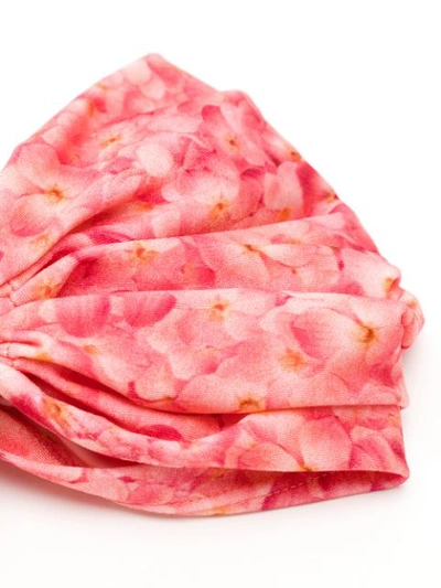 Shop Adriana Degreas Printed Headband In Pink