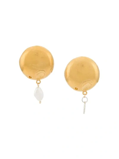 Shop Alighieri The Enigmatic Extrovert Earrings In Gold