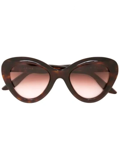 Shop Lapima Rita Sunglasses In Brown