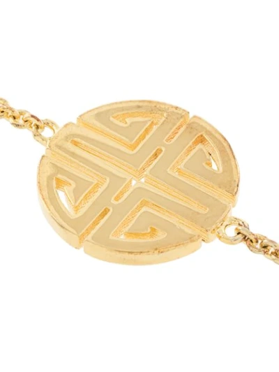 Shop Shanghai Tang Fortune Shou Bracelet In Gold