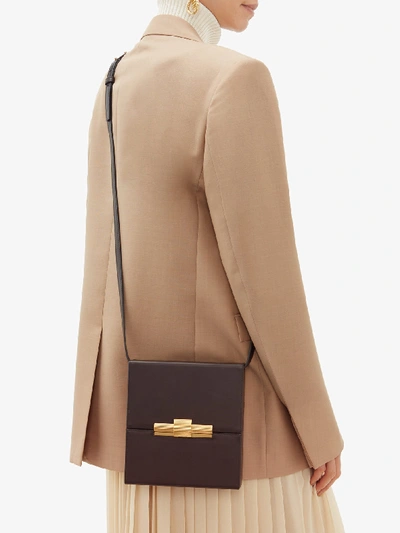 Bottega Veneta Daisey Leather Cross-body Bag In Brown | ModeSens